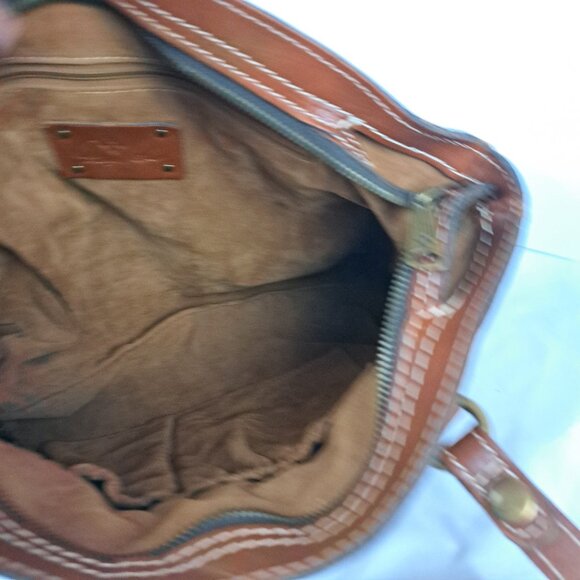 Patricia Nash Poppy Tote Shoulder Bag Brown Leather - Picture 13 of 16